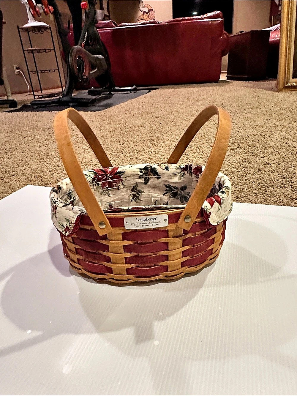 Longaberger 2007 Christmas Collection Sweets & Treats Basket